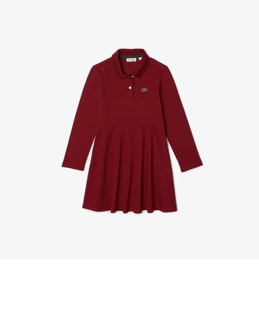 【EC限定】GIRLS鹿の子地ポロドレス