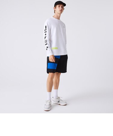 アシンメトリーパッチワークショーツ