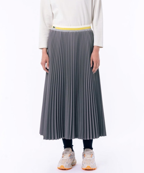 ウエストボーダープリーツスカート