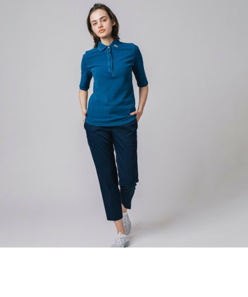 インディゴポロシャツ