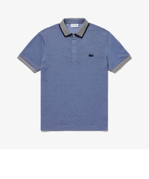 ストライプパリポロシャツ