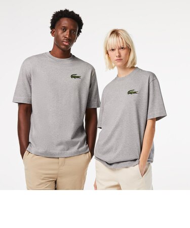 オーガニックコットンルーズフィットリアルクロコTシャツ