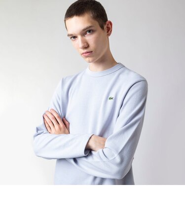 鹿の子地ロングスリーブTシャツ