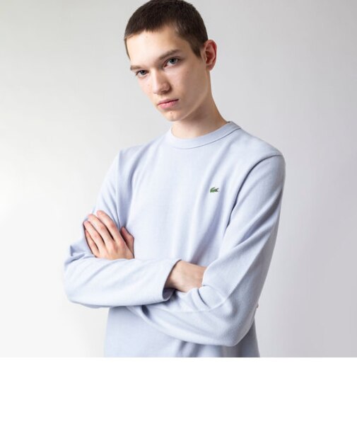 鹿の子地ロングスリーブTシャツ