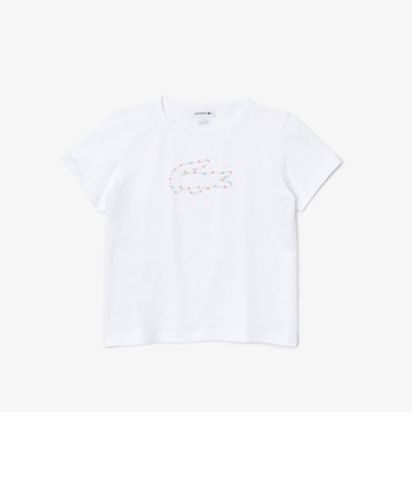 カラフルドットクロック ガールズTシャツ