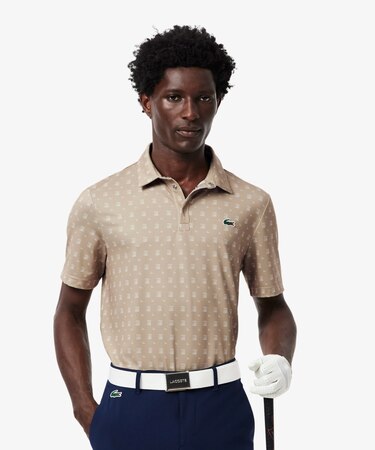 グラデーションプリントウルトラドライゴルフポロシャツ