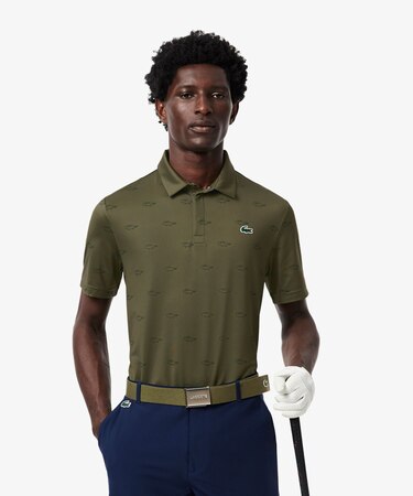 グラデーションプリントウルトラドライゴルフポロシャツ