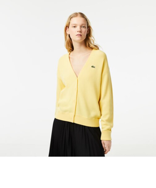 オーガニックコットンニットカーディガン