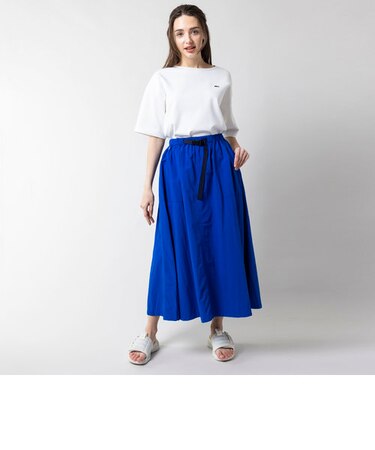 撥水ナイロンマキシフレアスカート