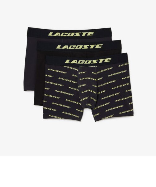 マイクロファイバープリントトランクショーツ3パック