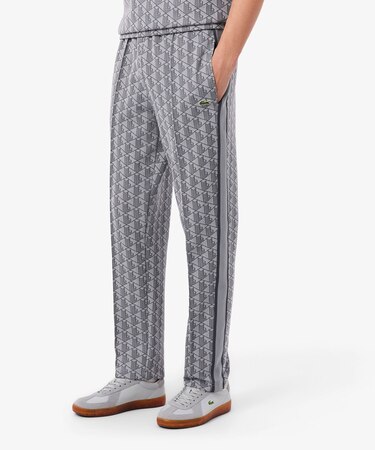 サイドテーピングモノグラムジャカードトラックパンツ