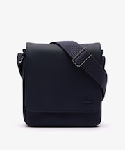 メンズクラシック スリムフラップサッチェルバッグ / ショルダーバッグ