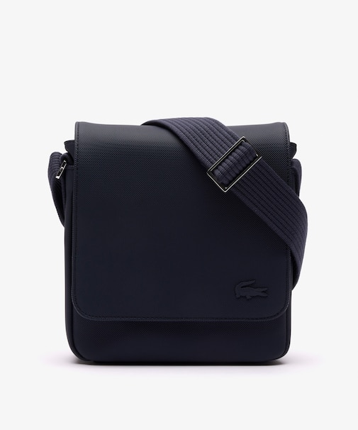 メンズクラシック スリムフラップサッチェルバッグ / ショルダーバッグ