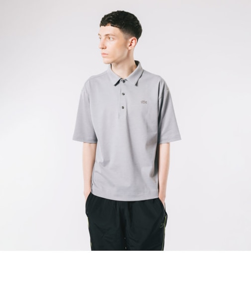 鹿の子地ポロシャツ