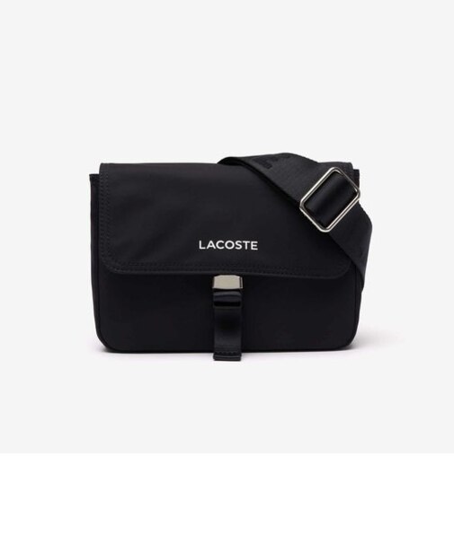 アクティブナイロン フラップトップロゴショルダーバッグ