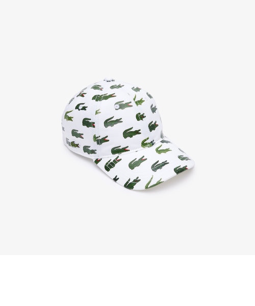 総ワニロゴ刺しゅうボールキャップ ラコステ LACOSTE 総ワニロゴ刺しゅうボールキャップ （ライト