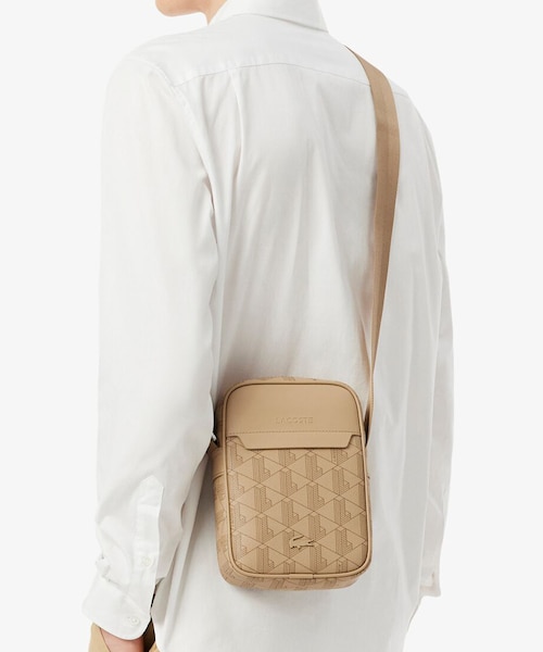 LACOSTE ラコステ ブレンド モノグラムバーティカルショルダーバッグ ザ ブレンド モノグラムバーティカルショルダーバッグ｜ラコステの通販