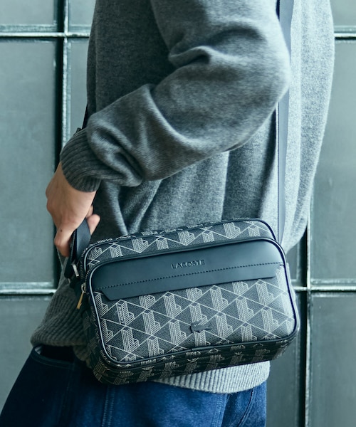 ザ ブレンド モノグラムバーティカルショルダーバッグ｜ラコステの通販