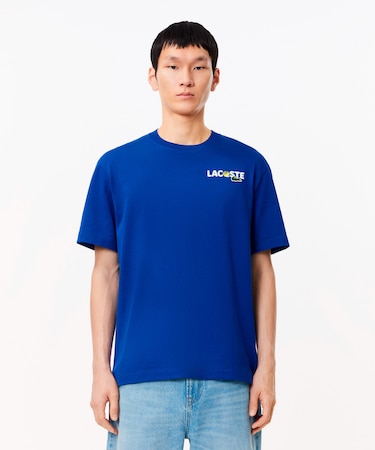 ルネ・ラコステグラフィックパックプリントTシャツ