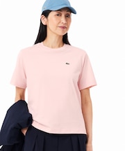ハイクオリティ ピマコットン仕立て ワンポイントソフトタッチ半袖Tシャツ