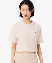 ハイクオリティ ピマコットン仕立て ワンポイントソフトタッチ半袖Tシャツ