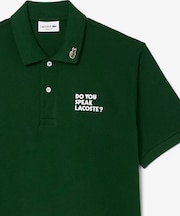 オーガニックコットン鹿の子 RENE DID IT FIRST半袖ポロシャツ