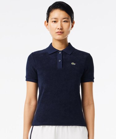 オーガニックコットン コンパクトパイル地半袖ポロシャツ