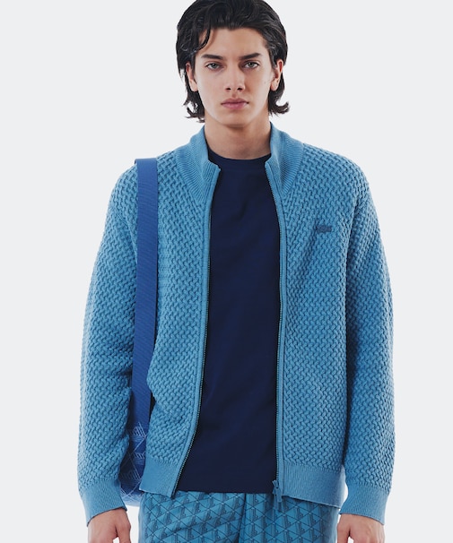 バスケットニット ダブルジップ ドライバーズニット