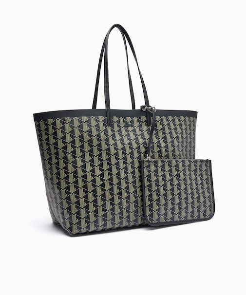 ゼリィ コーテッドキャンバスモノグラムラージトート