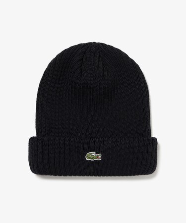 ウールリブニットキャップ