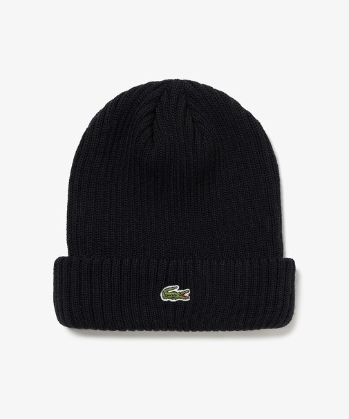 ウールリブニットキャップ