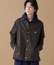 防風 撥水 裾ドロストコード シャツジャケット