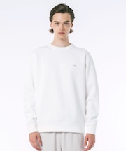 ワントーンクルーネック 鹿の子ニット / 鹿の子スウェット トレーナー