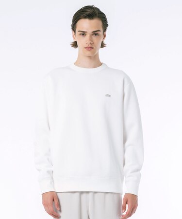 ワントーンクルーネック 鹿の子ニット / 鹿の子スウェット トレーナー