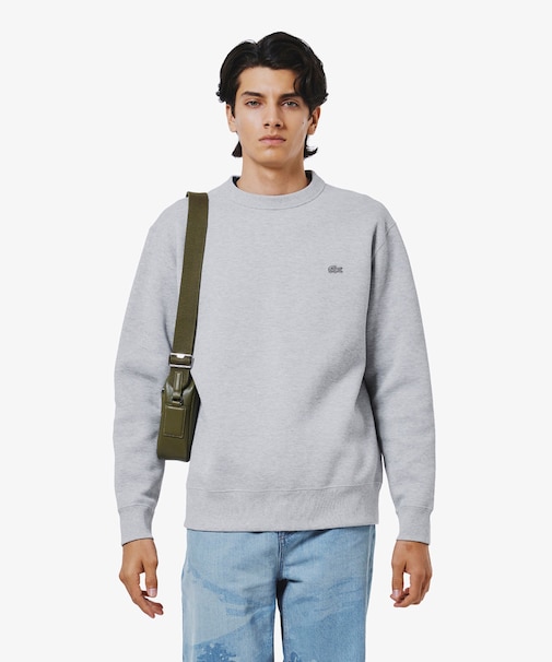 ワントーンクルーネック 鹿の子ニット / 鹿の子スウェット トレーナー