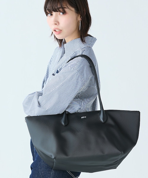 ⭐︎美品⭐︎最終の更にお値下げラコステ ブラック トートバッグ ⭐︎美品⭐︎最終の更にお値下げラコステ ブラック トートバッグ