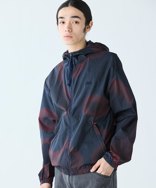 【LACOSTE】撥水ライトウェイトリップストップフードジャケット 撥水ライトウェイトリップストップフードジャケット｜ラコステの通販