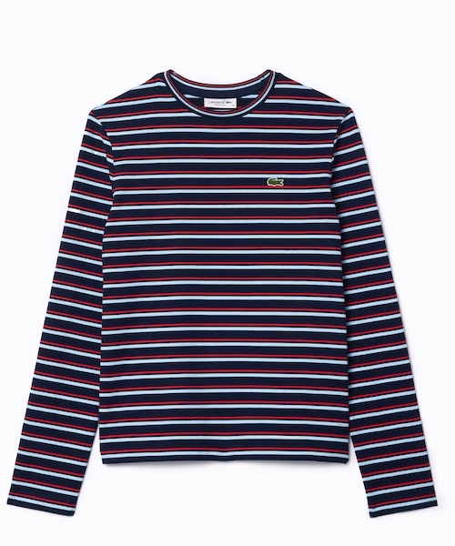 ベーシックボーダーロングスリーブTシャツ｜ラコステの通販