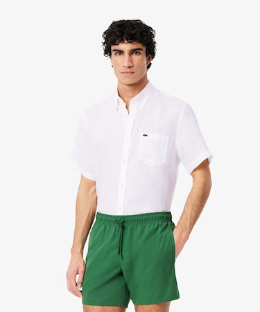 リネンボタンダウンシャツ