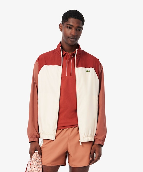 Lacoste x Netflix』 総柄コーチジャケット｜ラコステの通販｜&mall