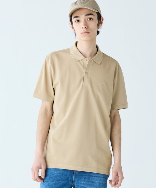 LACOSTE 配色ステッチ ポロシャツ 新品 LACOSTE ポロシャツ 配色ステッチポロシャツ メンズ レディース