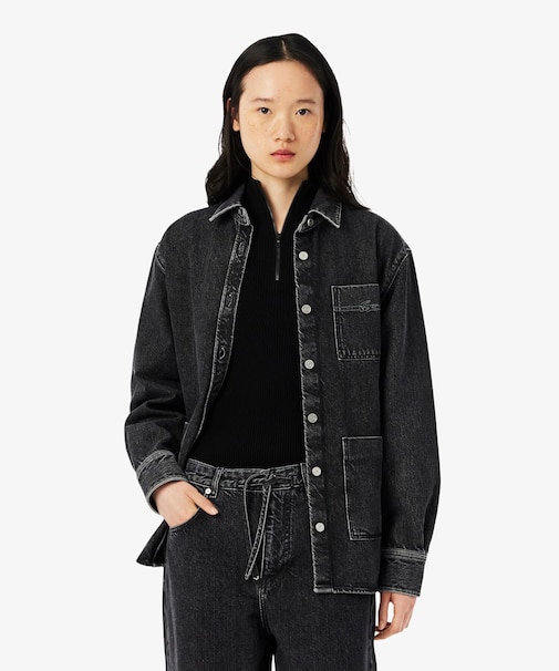 ウィメンズワーク デニムシャツジャケット / カバーオール