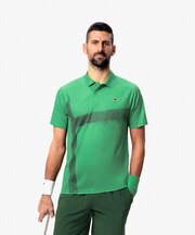 『ジョコビッチ』コートラインシームレスポロシャツ