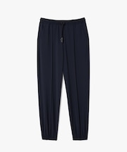 センタークリースステッチ ウールブレンド テーパードトラックパンツ