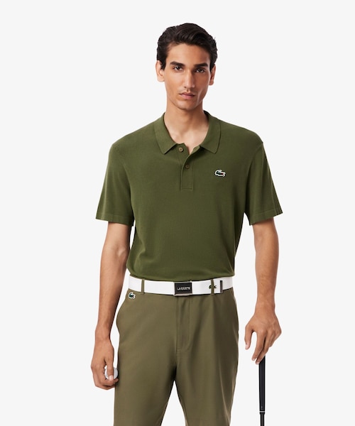 美品　LACOSTE ポロワンピース ワインレッド　ゴルフ LACOSTE ワインレッドポロワンピース タグ有り - メルカリ