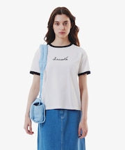 ステッチネーミングリンガーTシャツ