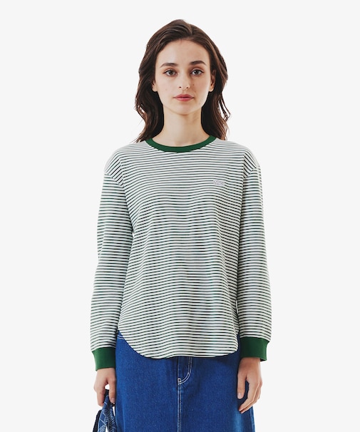 ワッフルボーダーTシャツ