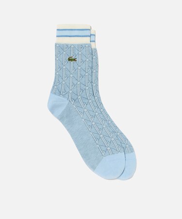 モノグラムジャカードソックス