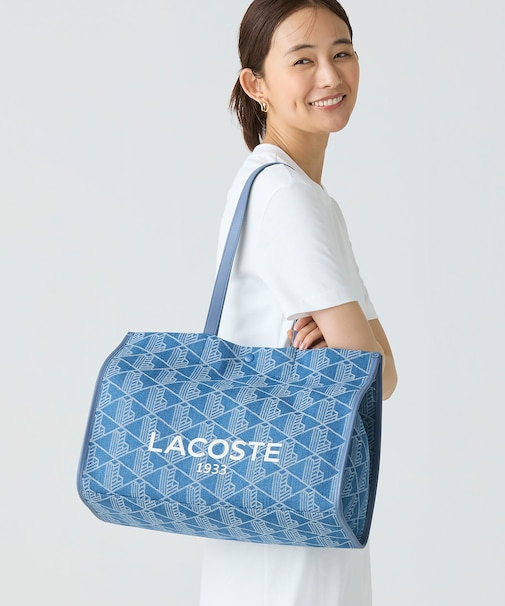 ヘリテージジャカード モノグラムデニムトートバッグ