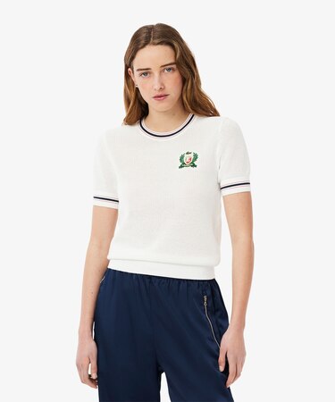 フレンチメイドメッシュニットTシャツ